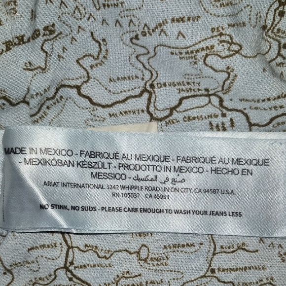 Ariat M4 Men's Relaxed Straight Leg Blue Jeans - Picture 8 of 10